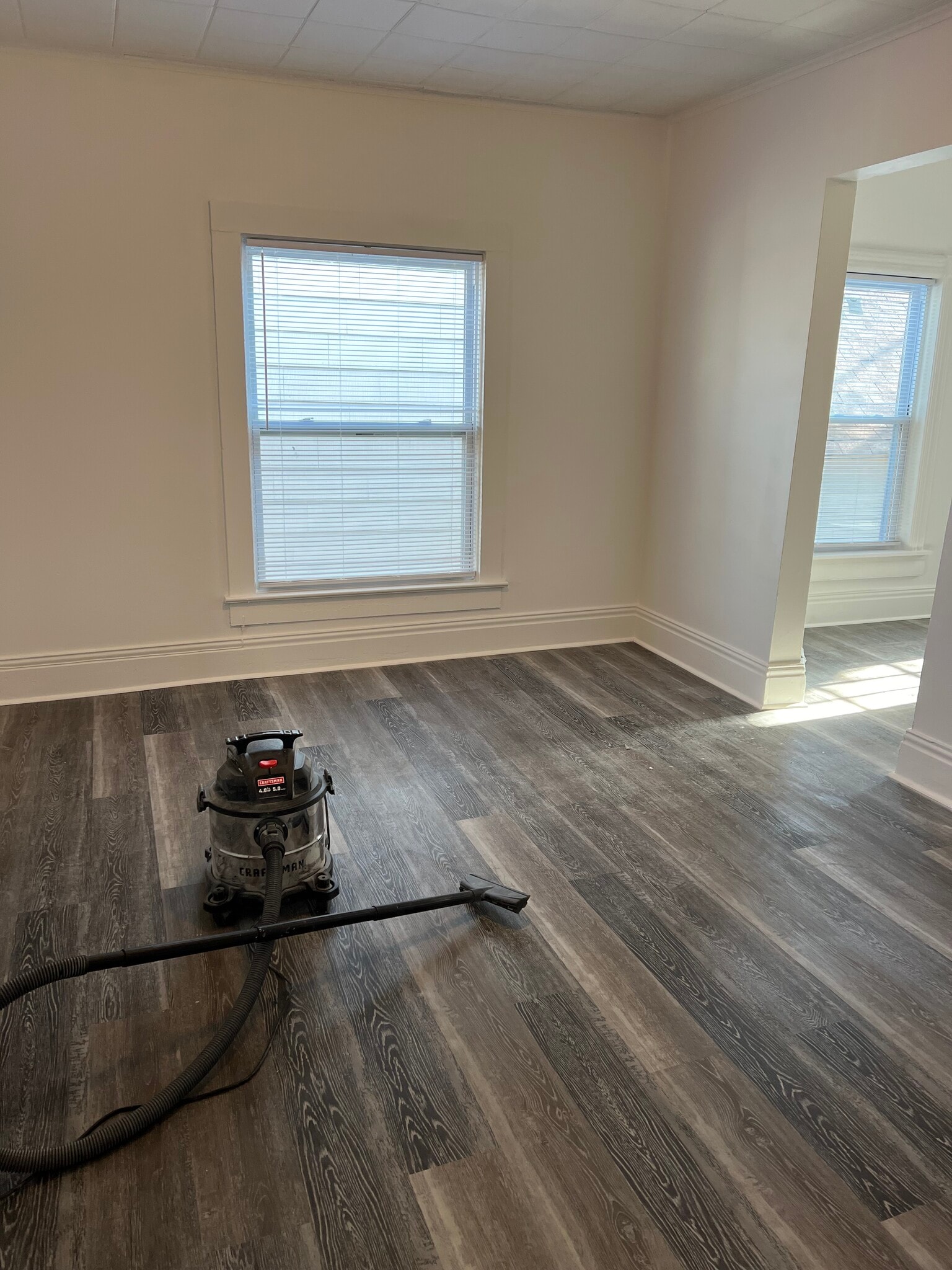 All new vinyl flooring through. - 206 Tompkins St
