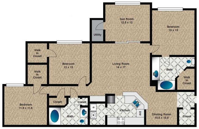 Clydesdale - Preston Run Apartments