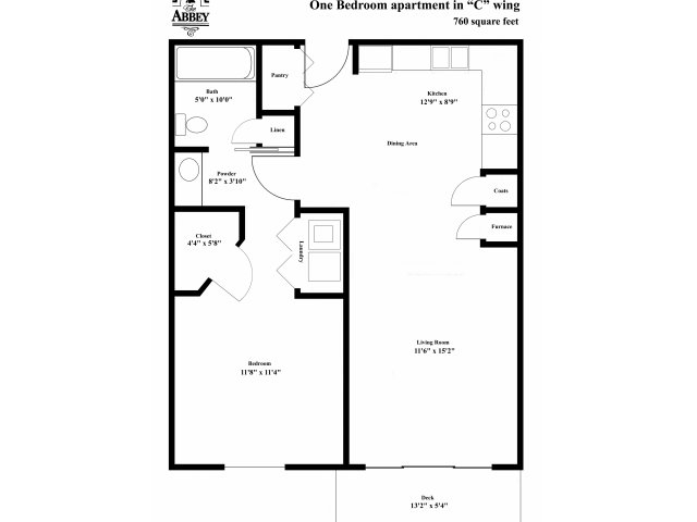 1F - The Abbey Apartments