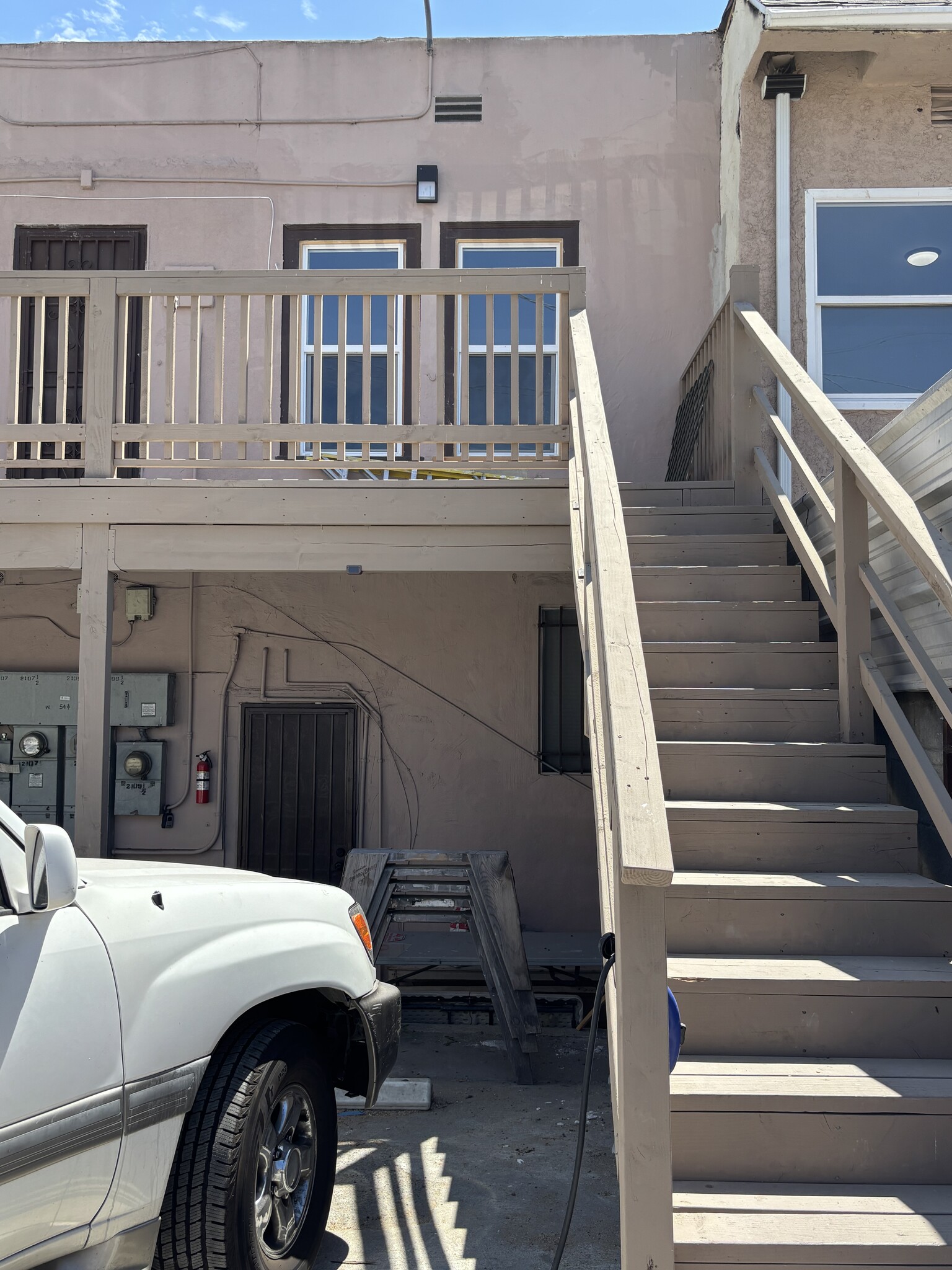 Back stairs - 2109 1/2 W 54th St