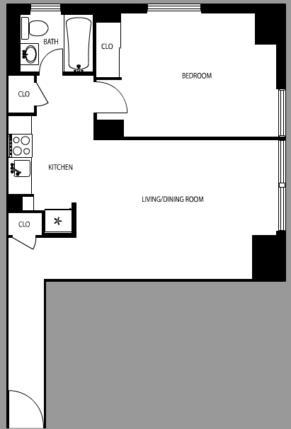 1BR/1BA - Riverwest Condominiums