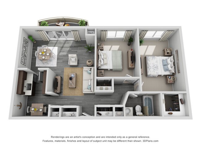 Floorplan - Parkview Apartments