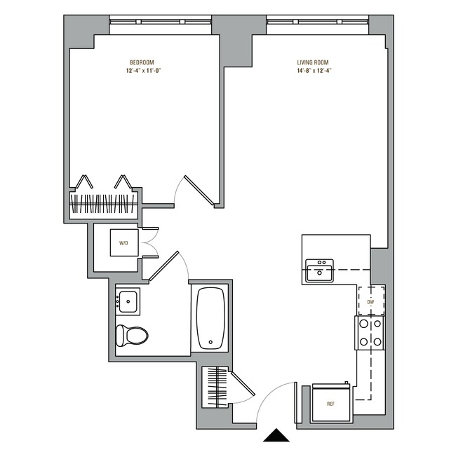 Floorplan - Hoyt & Horn Apartments