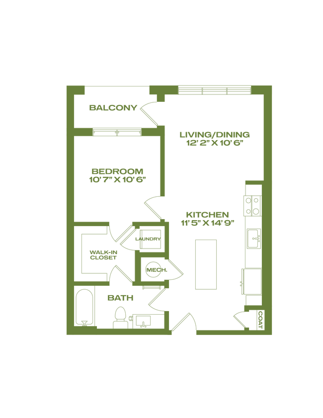 Floorplan - Artifact NoDa