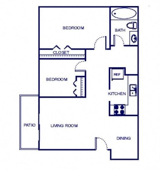 Floorplan - Flint River Apartment Homes