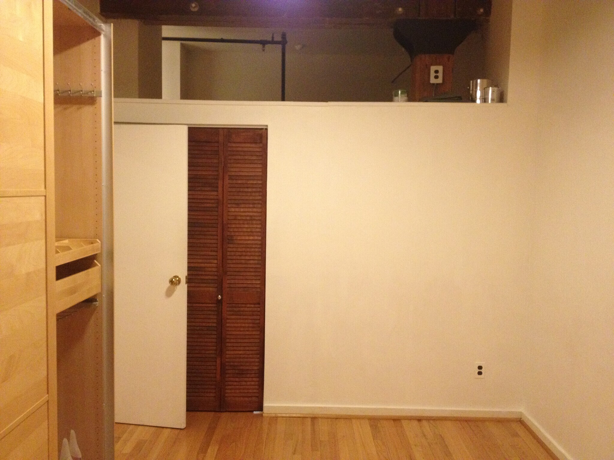 View of bedroom and loft storage - 1010 Race St