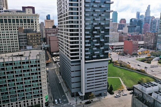 North and West elevations - 235 W Van Buren St