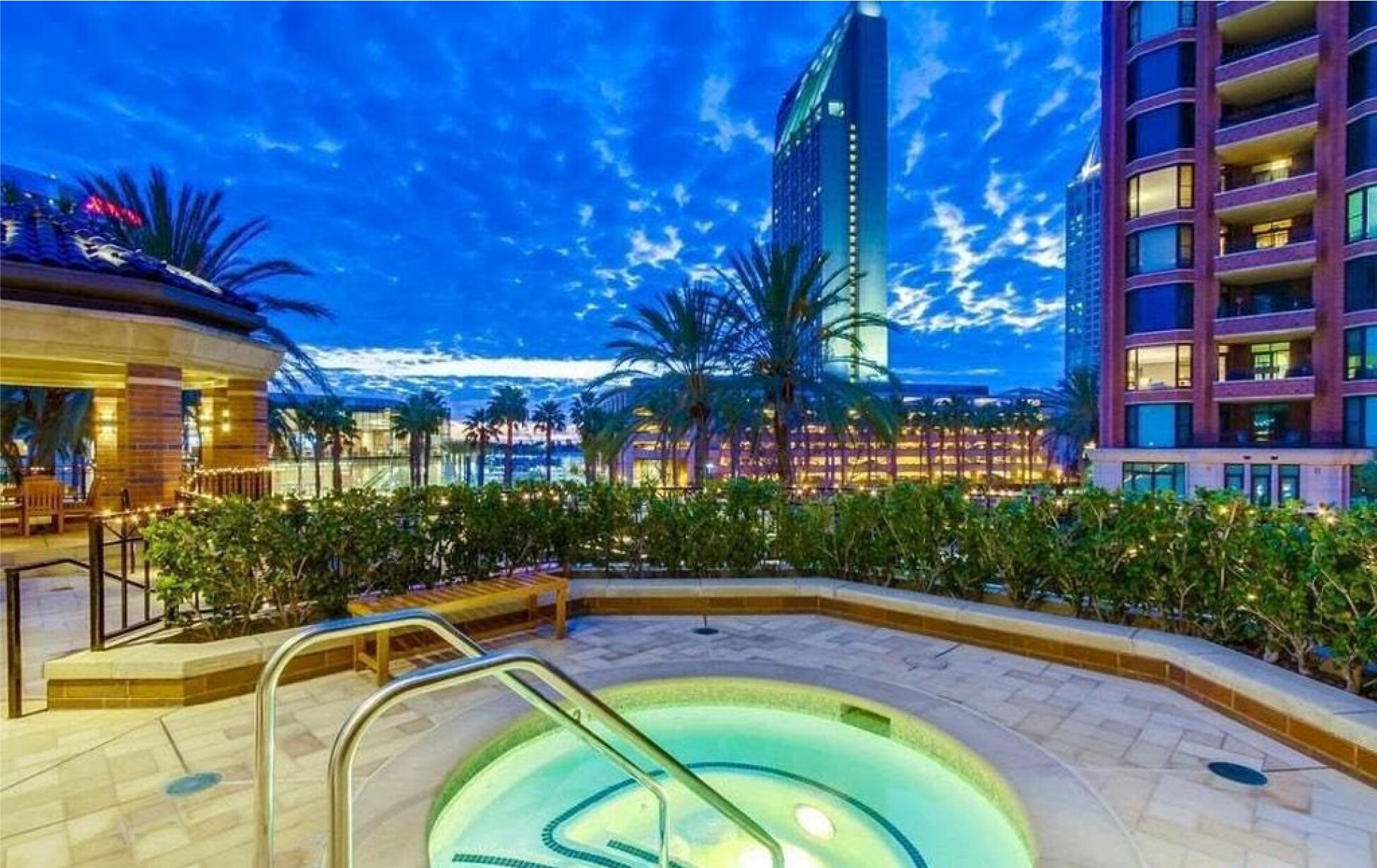 View from the Pool - 500 W Harbor Dr