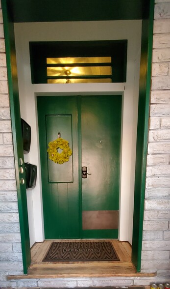 Front Door of Building - 11 Riverside Avenue