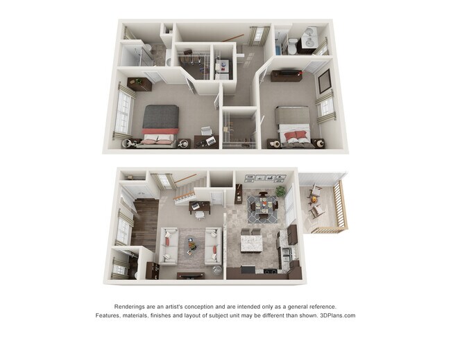 The Hawk - Hunters Pointe Townhomes