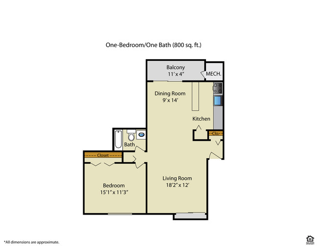 Floorplan - GaitherHouse Apartments