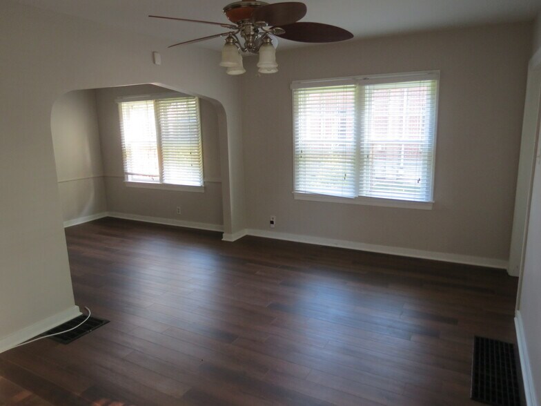Living Room and Dining - 1532 N College Ave
