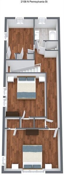Floor Plan - 2158 N Pennsylvania St