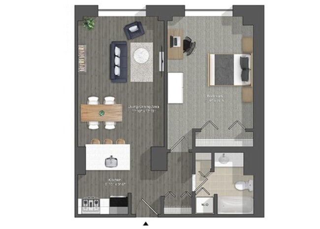 Floorplan - Walnut Street Apartments