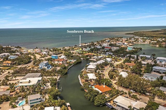 Aerial view of home and beach - 309 Calzada de Bougainville