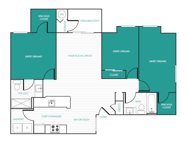 Floorplan - South Valley Ranch