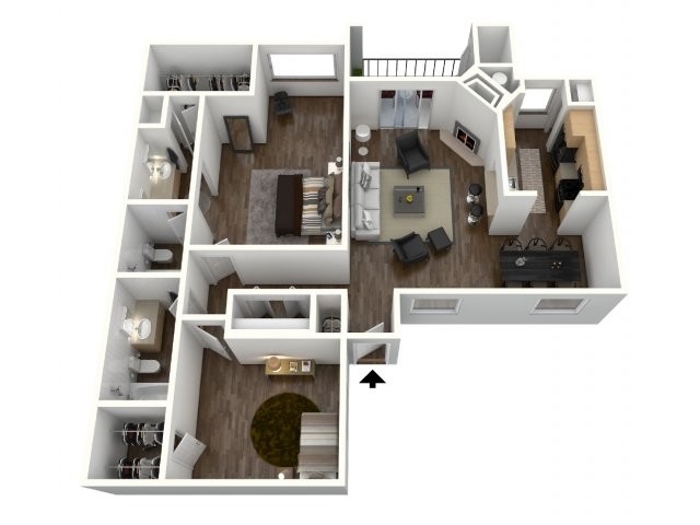 Floorplan - Centre Oaks Apartments