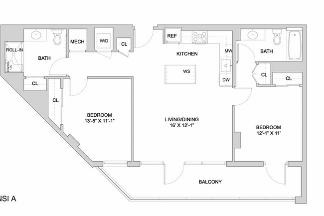 Floorplan - The Modern at Art Place