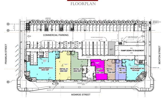 Retail Floor Plans - Downtown Gateway