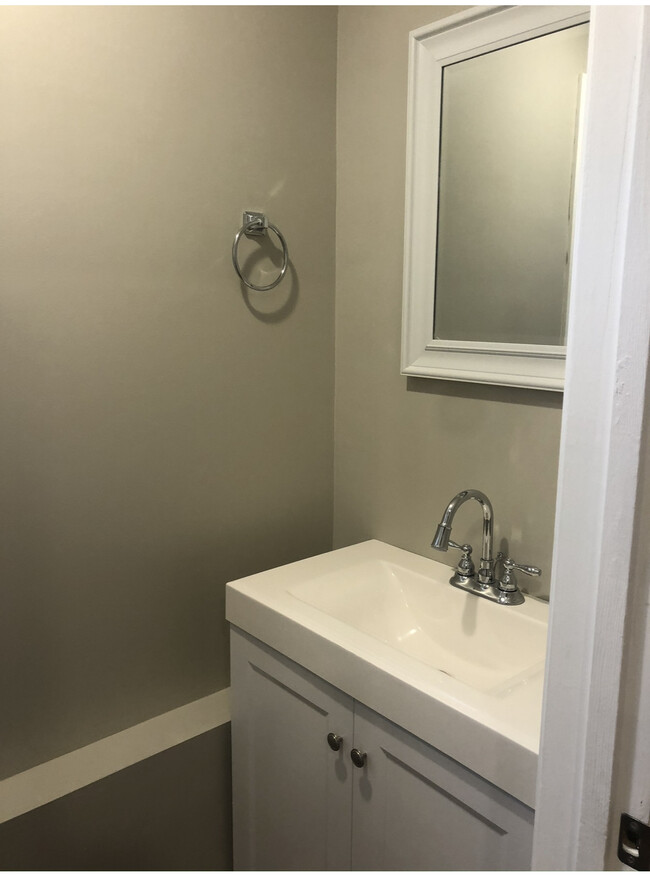 Half bath on first floor - 104 Gregory Island Rd