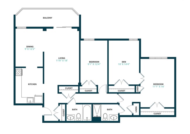 Floorplan - Trillium Apartments