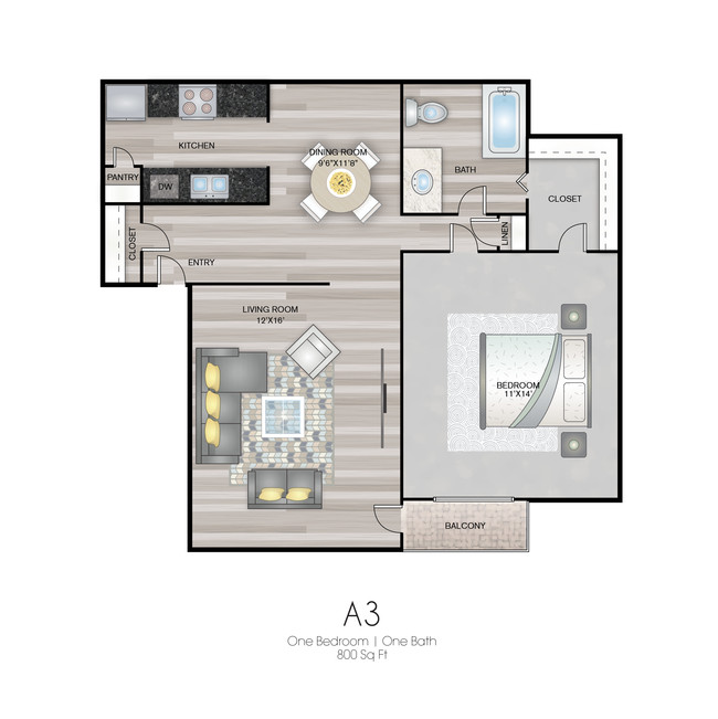 Floorplan - Meadow Ridge Apartments -