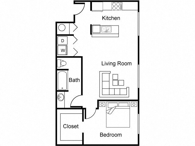 Floorplan - The Cornerstone Apartments