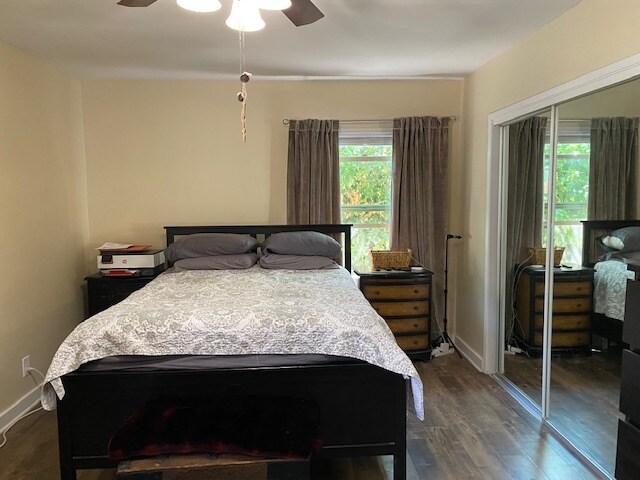 Master bedroom in the rear - 1344 S Curson Ave