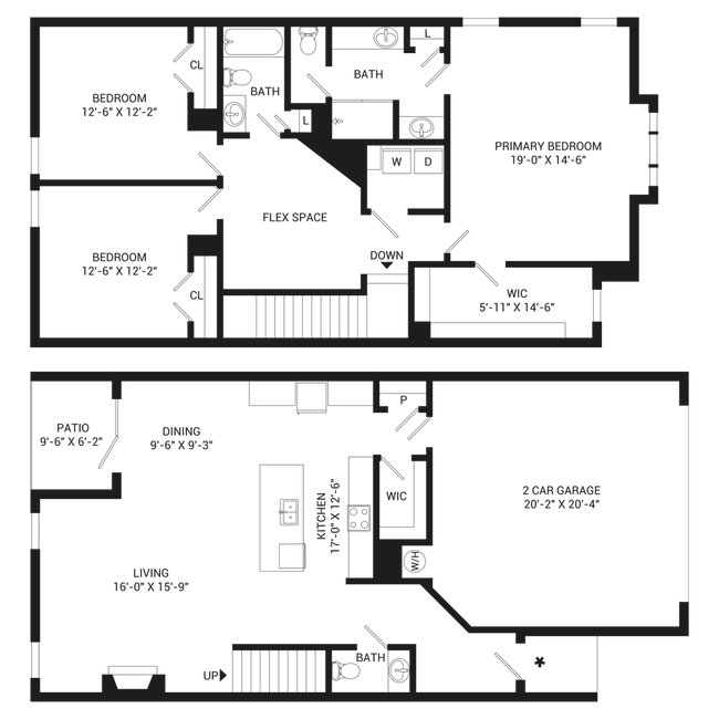 Floorplan - Emery Place Townhomes