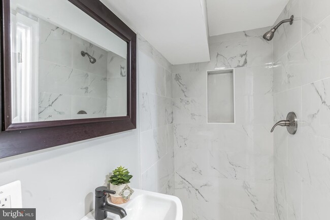 Spectacularly remodeled bathroom - 1927 Hollins St