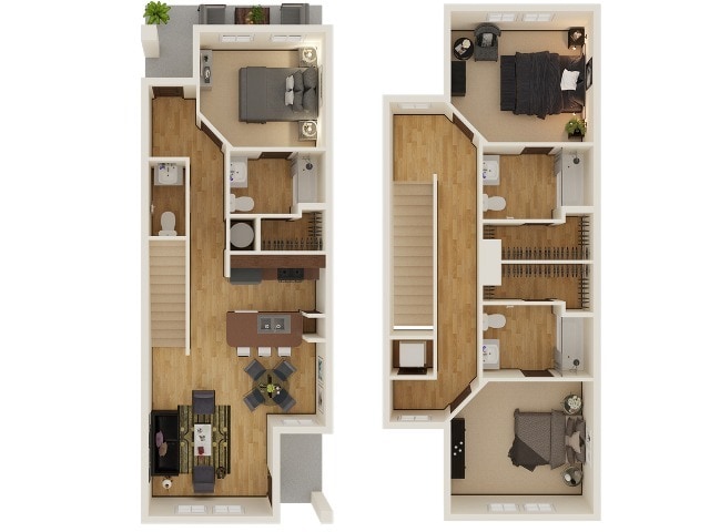 3BD/3.5BA TH Deluxe - WestVue