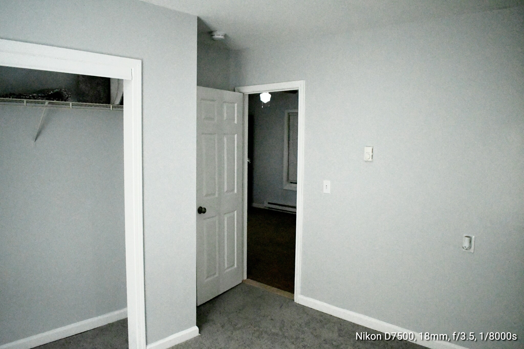 View of back bedroom. (closet doors will be installed) - 77 Fox St