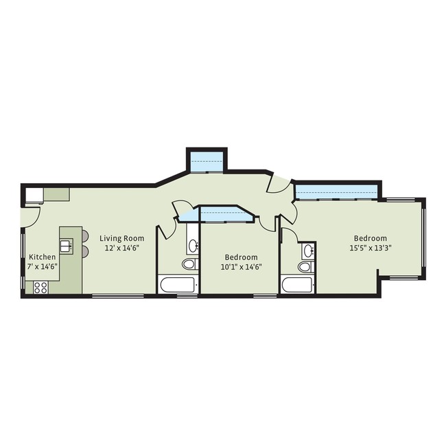 Floorplan - 5350-5358 S. Maryland Avenue