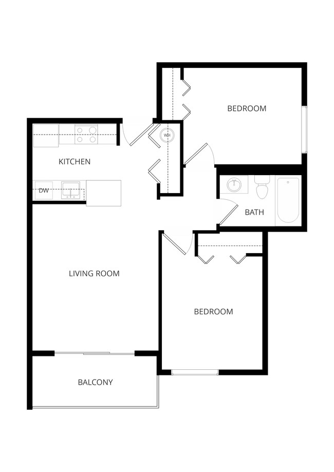 Floorplan - The Outlook Apartments