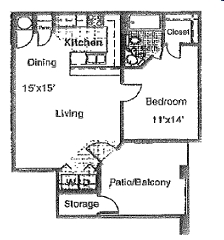 1BR/1BA - Mission Woods Apartments