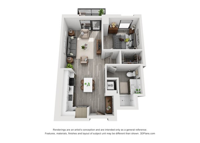 Floorplan - Residences at Addison Clark