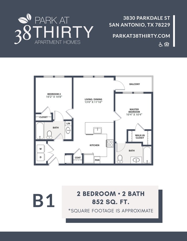 Floorplan - Park at 38Thirty