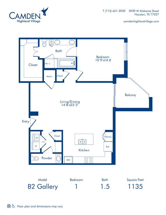 Floorplan - Camden Highland Village