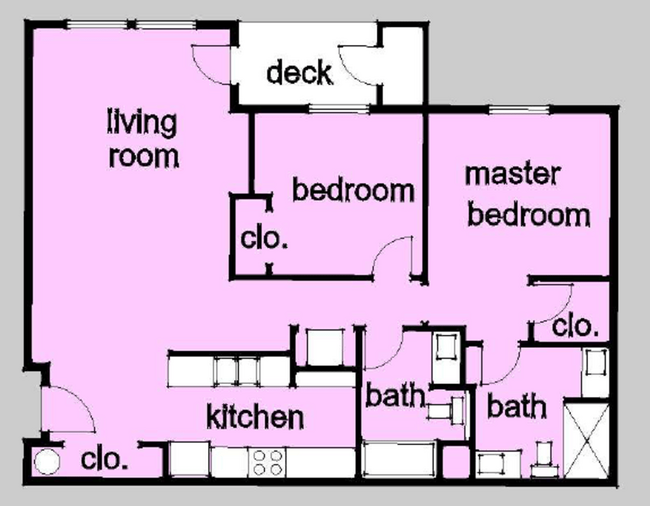 Floorplan - Huntington Place Apartments