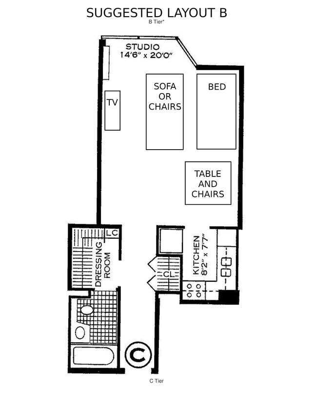 layout b - 21 W Goethe St