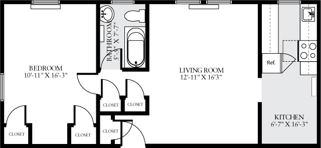 Floorplan - eaves Tunlaw Gardens