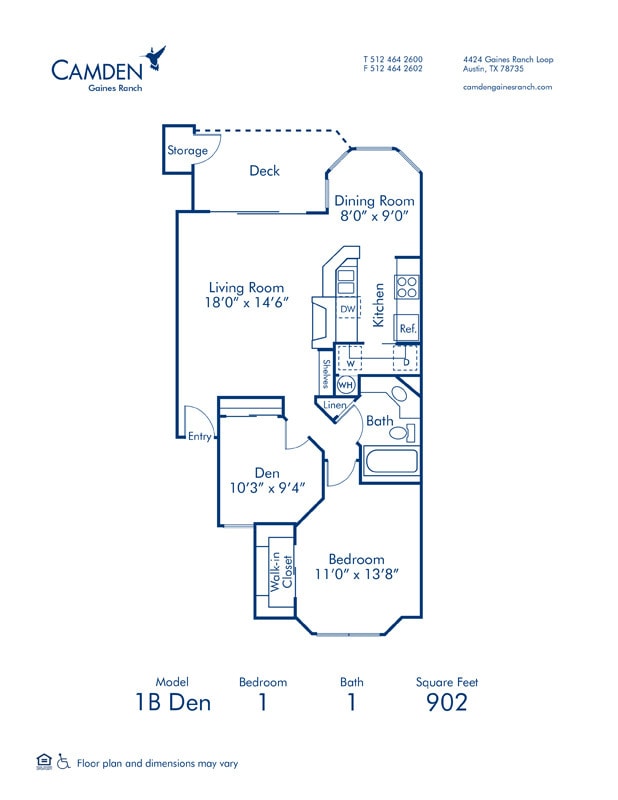 Floorplan - Camden Gaines Ranch