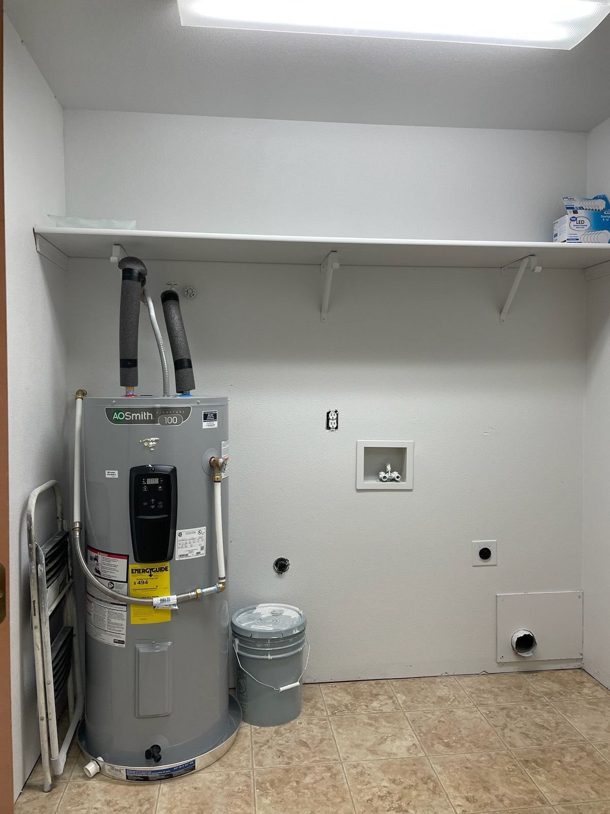 New water heater ,landery room - 803 N 20th Ave