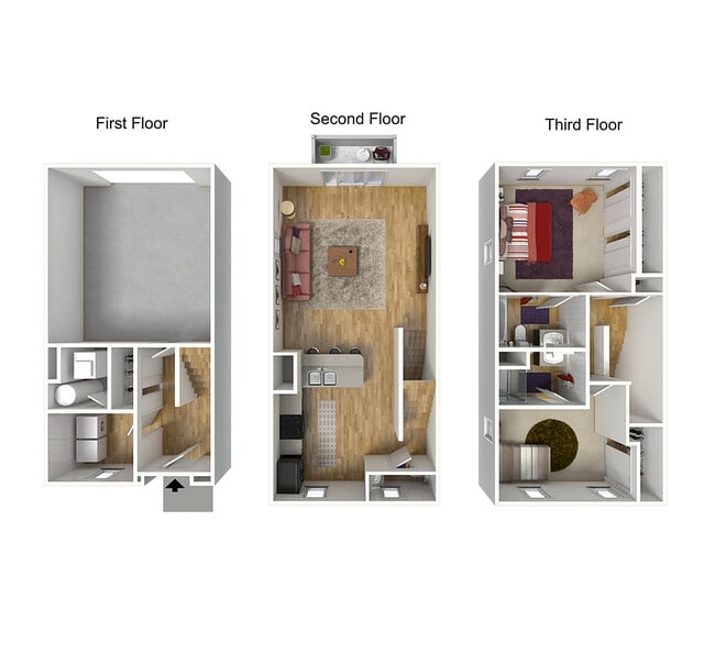 Stansbury Townhouse | 1179 sq ft - The Mill at Georgetown