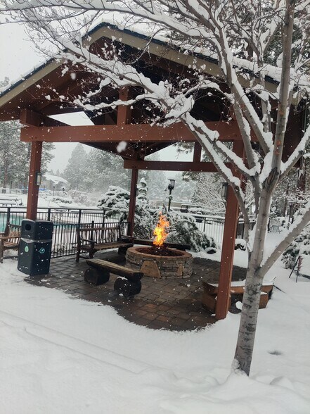 Firepit near ice rink - 18575 SW Century Dr