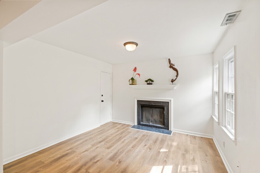 Fireplace in Bonus Den/Office - 128 Lablanc Way NW