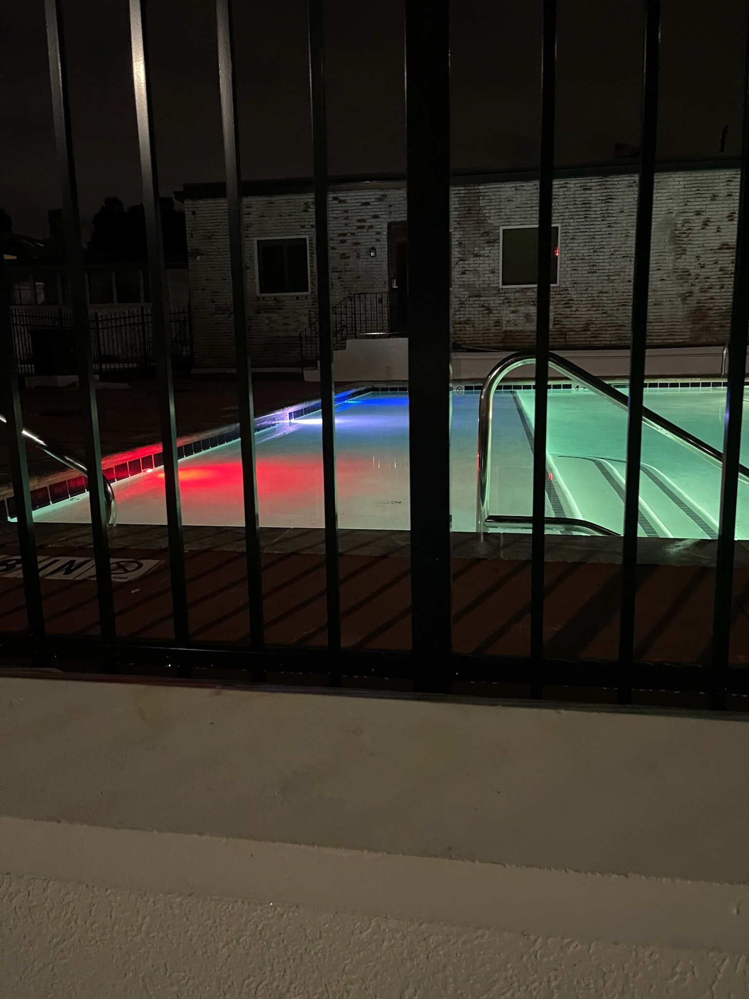 night time pool area - 2083 Heckle St