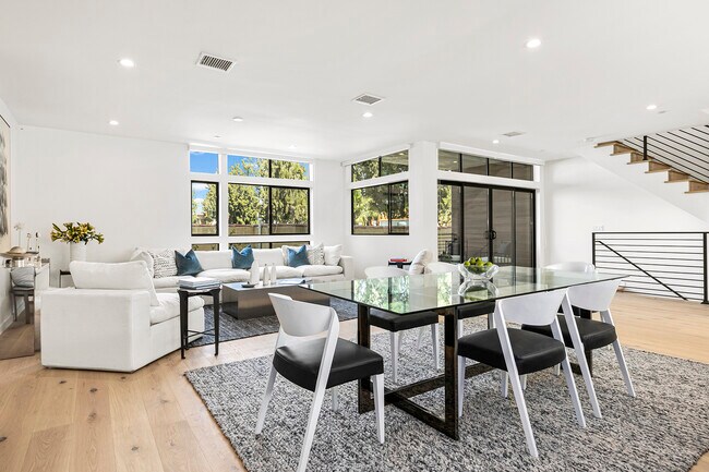 Living-Dining Room Staged - Model Unit - 6701 W Eden Ter