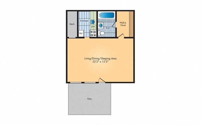 Floorplan - Rollingwood Apartments