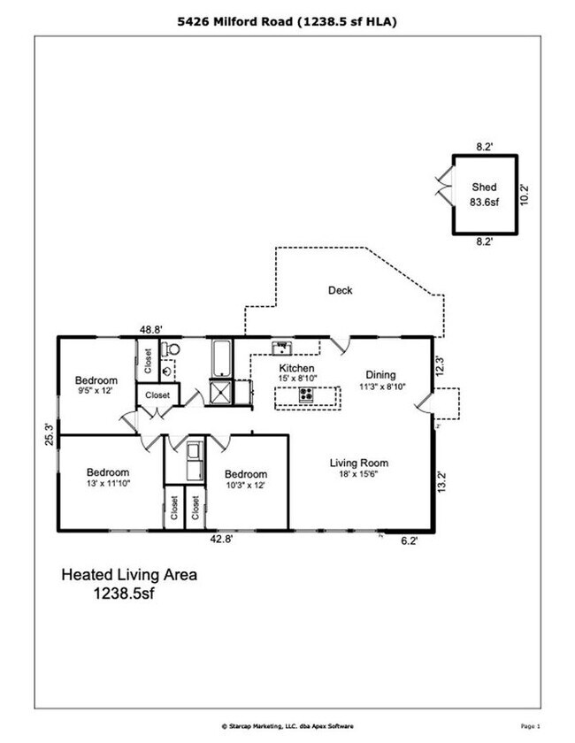Building Photo - Beautifully Renovated 3BD/1BA Ranch in Sen...